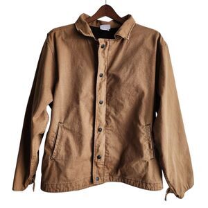 Vtg UNION SEWN USA Made Canvas Workwear Chore Jacket Laborers Local 561 X-Large